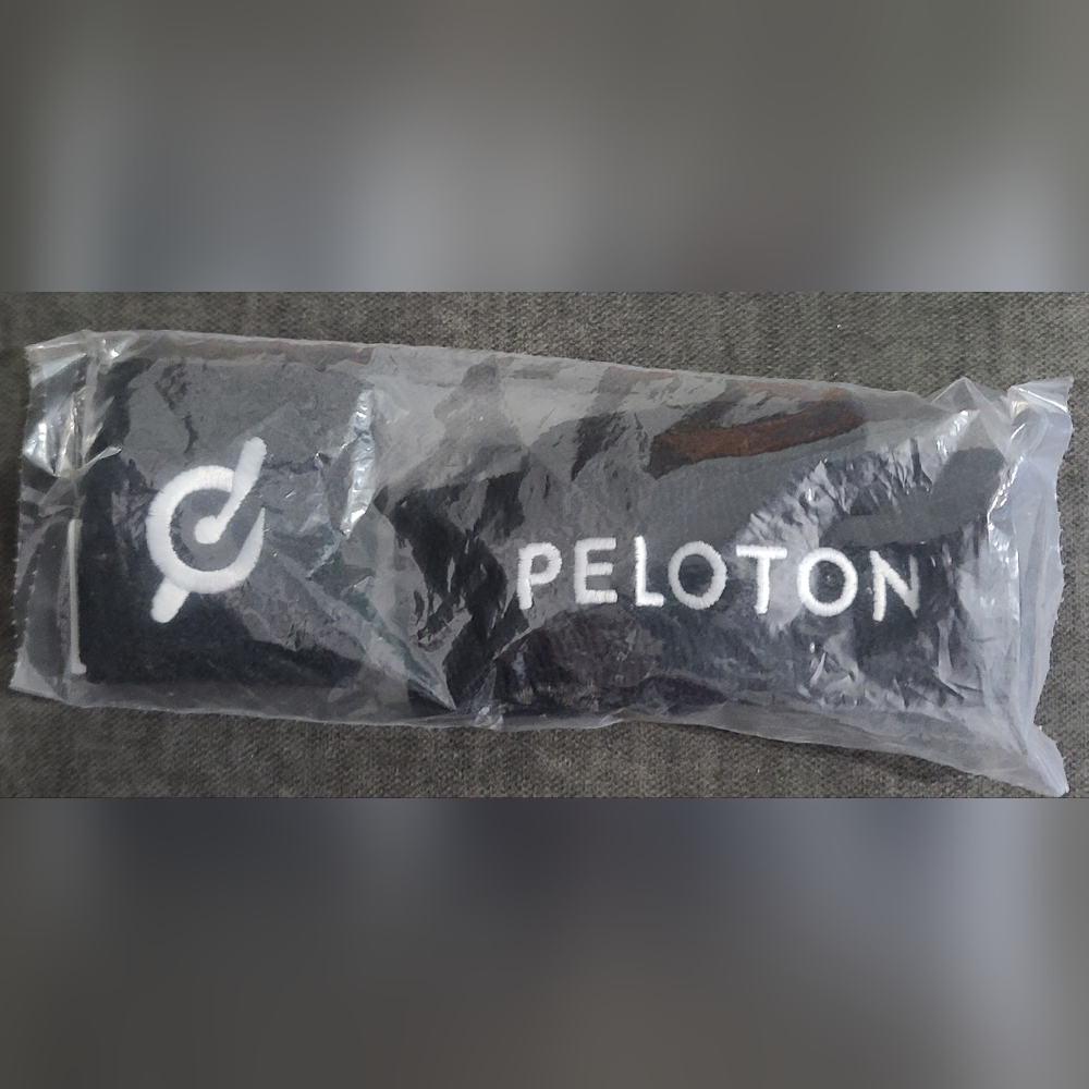 Peloton Sweatband set, headband and wristbands - black